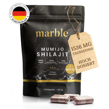 Shilajit Capsules 98G Original with MCT Oil