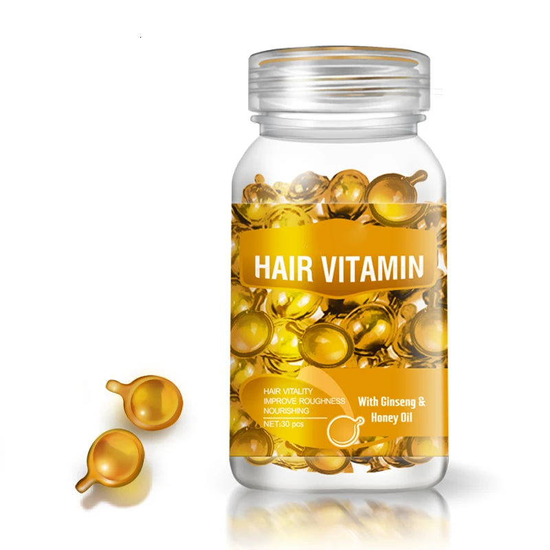 Hair Orange Vitamin Capsule