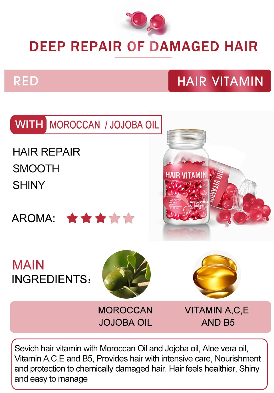 Hair Vitamin Red Capsule