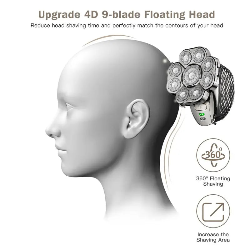 Men’s 6-in-1 Head Electric Shaver