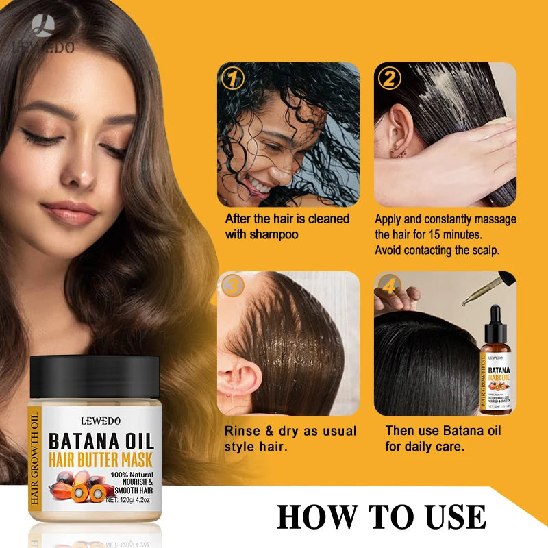 Ultimate Hair Renewal Oil - Batana Hair Mask & Strengthening Treatment